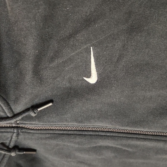 Nike Swoosh Embroidered Full Zip Sweater Vintage Y2K - Picture 5 of 8
